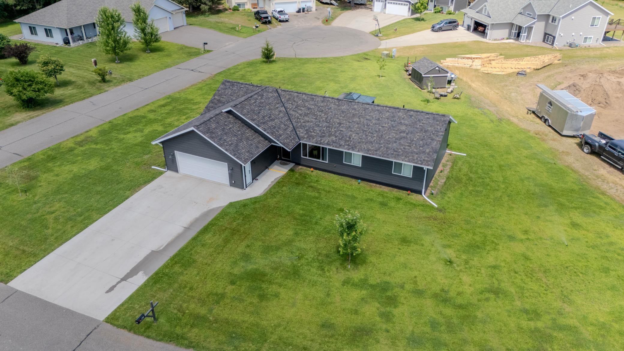 Oversized corner lot