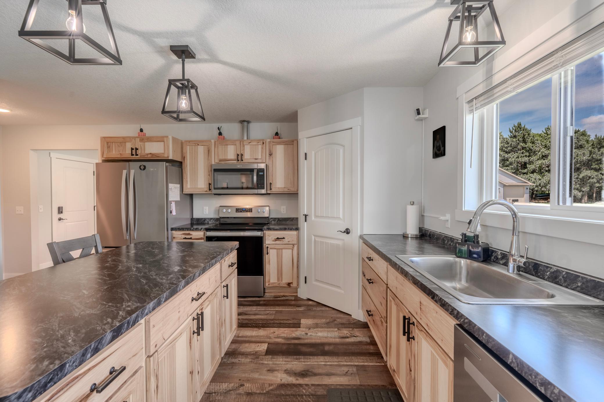 Walk in pantry in kitchen
