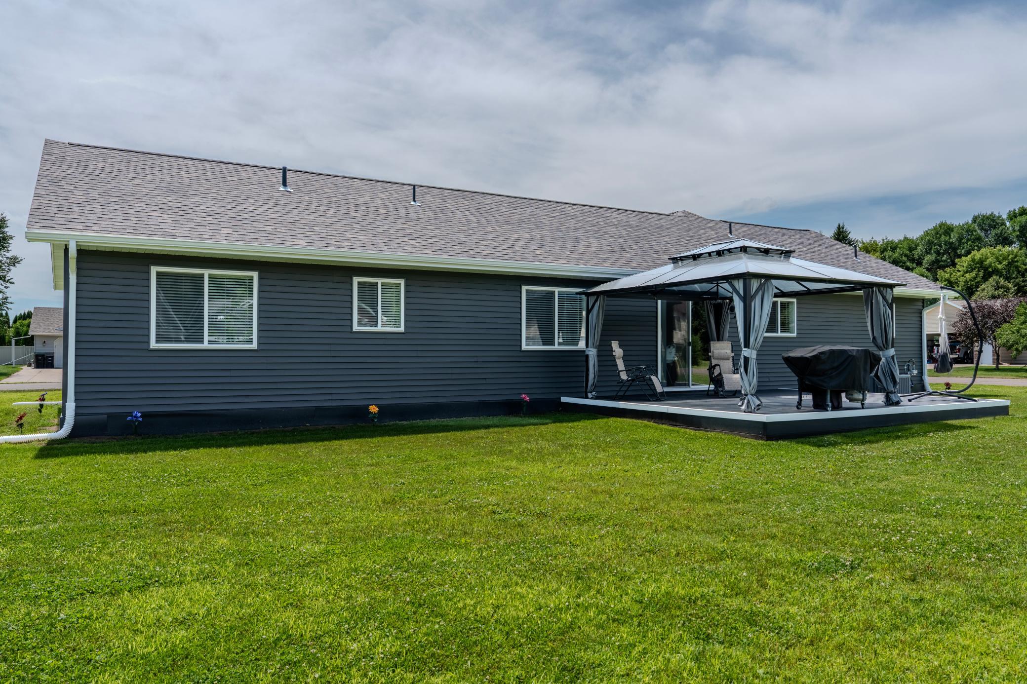 Rear of home