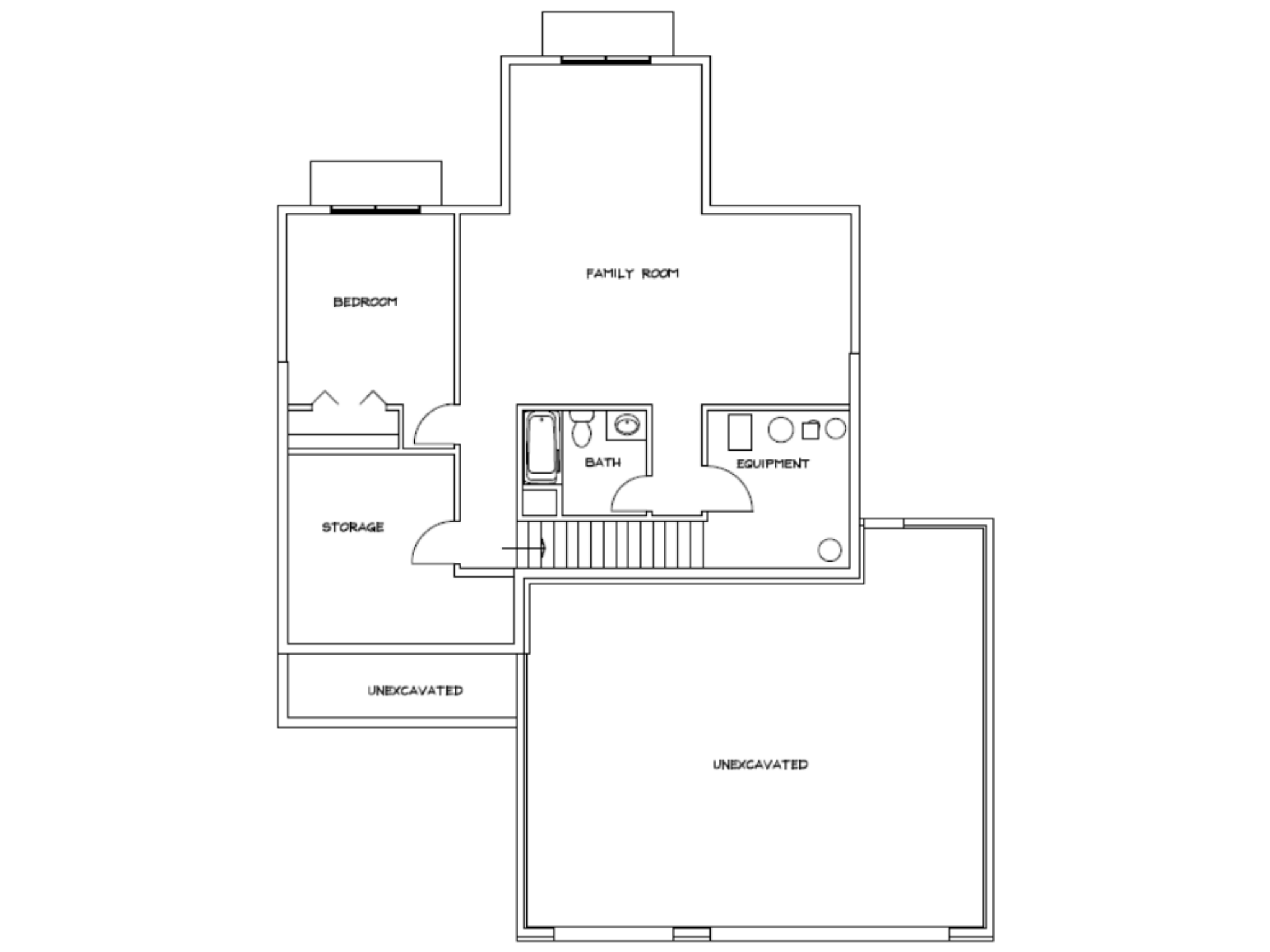 Lower Level Floor Plan