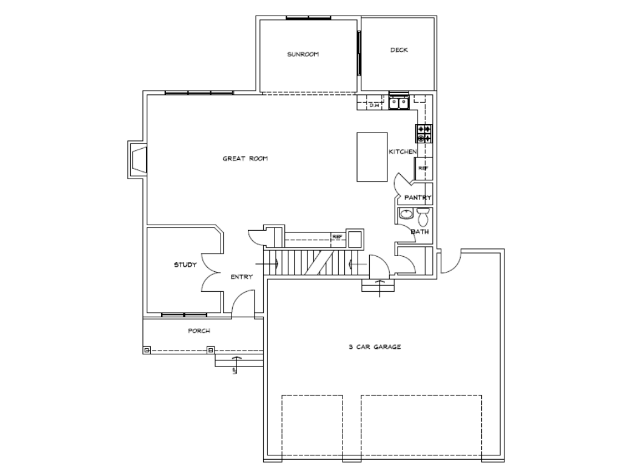 Main Level Floor Plan