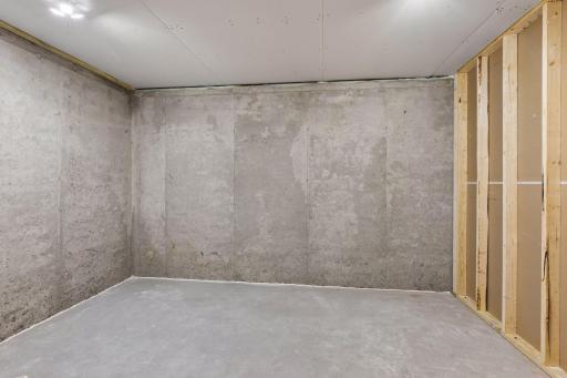 Unfinished room in lower level could be used for storage