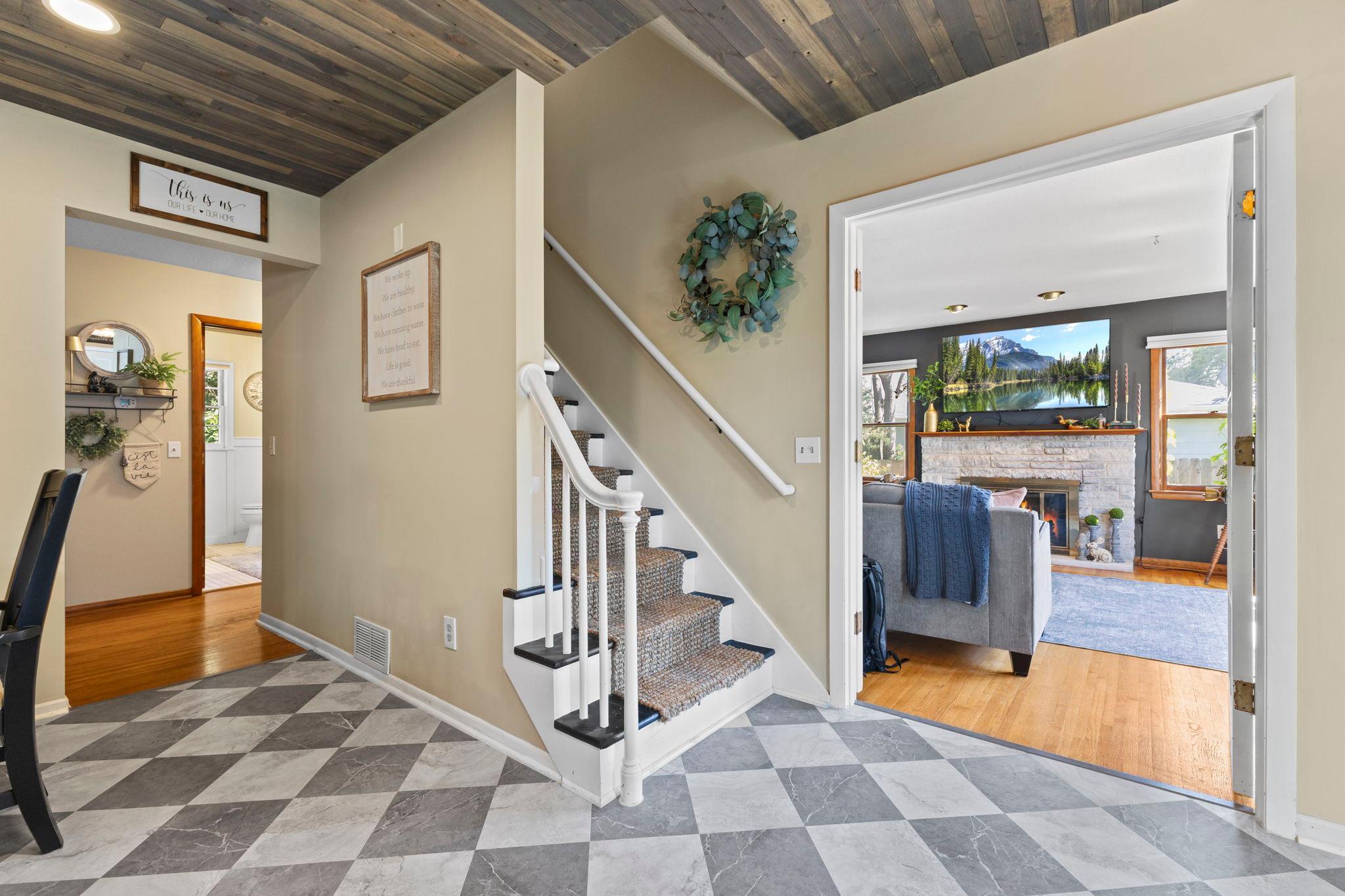 The thoughtful floor plan creates a comfortable flow throughout the main level.