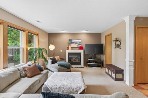 Famiily Room W/ Fireplace (New Carpeting)