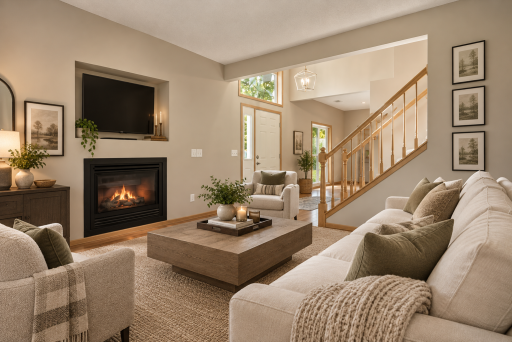 Welcome in to your sunlit, cozy space! (virtually staged)