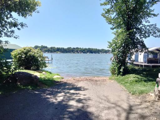 Boat landing just a block away