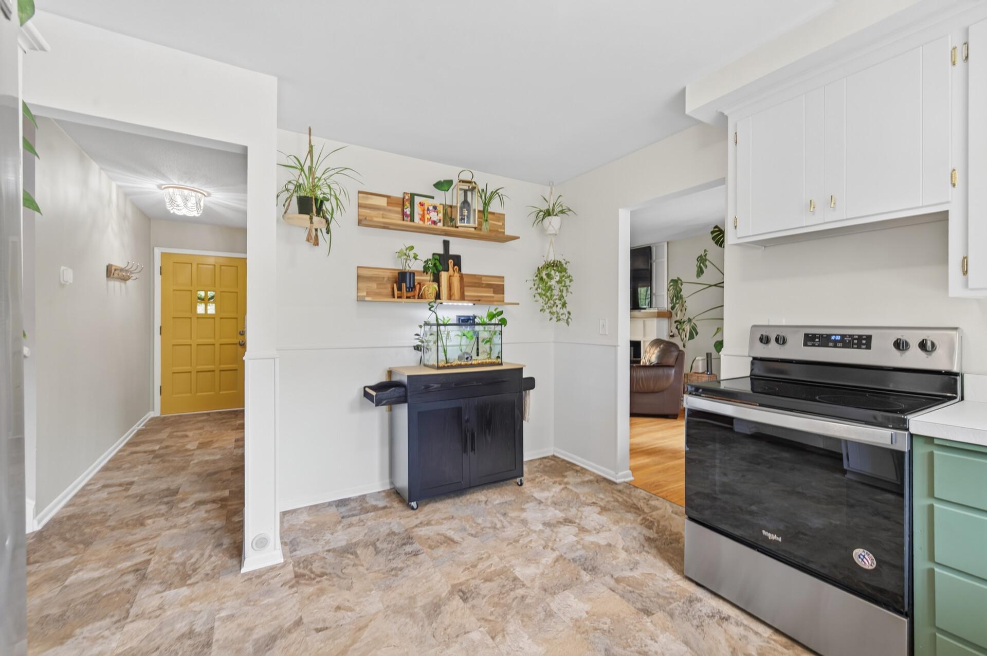Bright Kitchen with area for coffee bar or bistro table