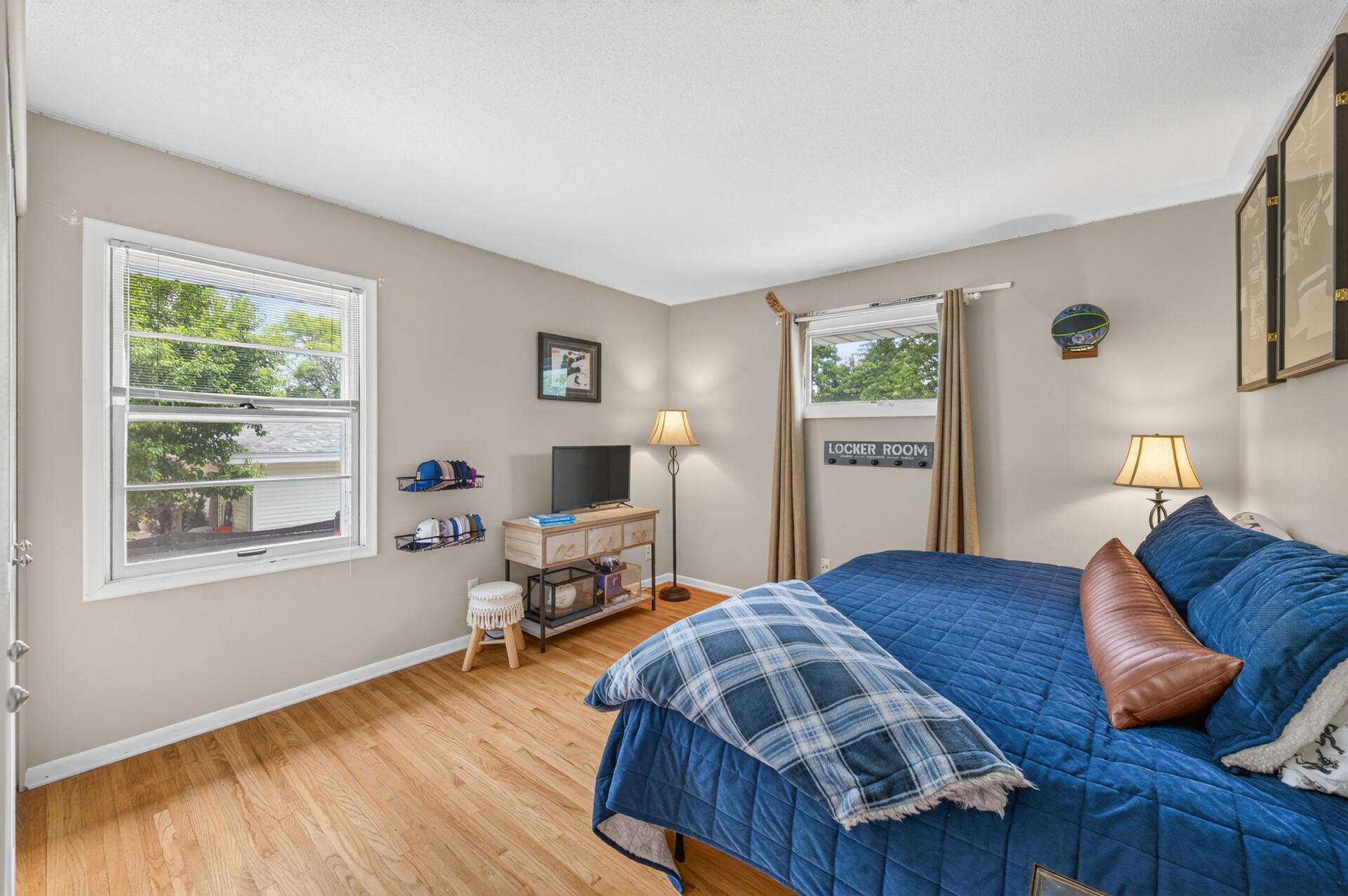 First Bedroom with double closets