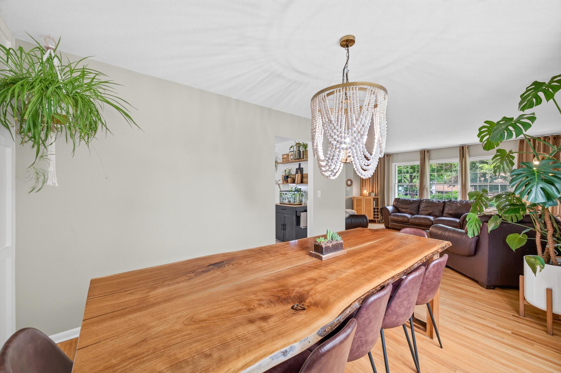 Dining & Living Room Views
