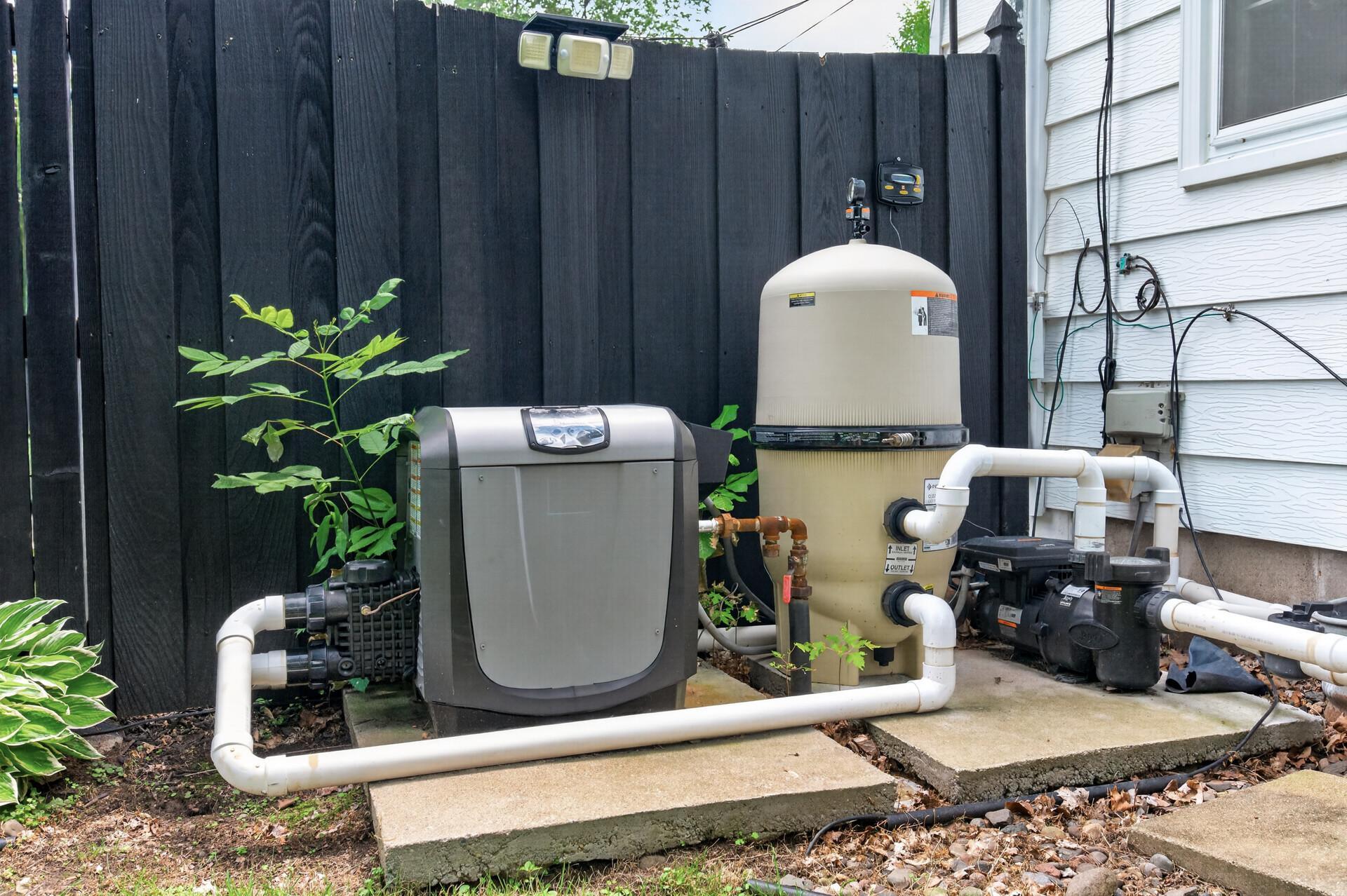 Brand New Pool Heater and Pool Filter!