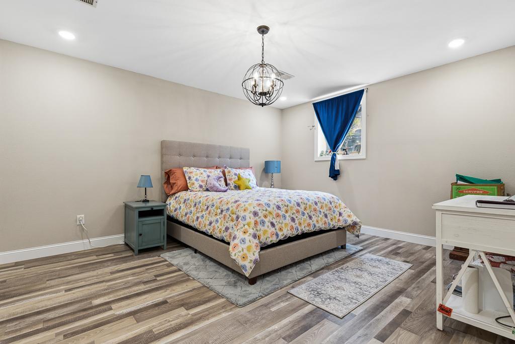 Nice sized lower level bedroom makes 5 bedrooms for this home