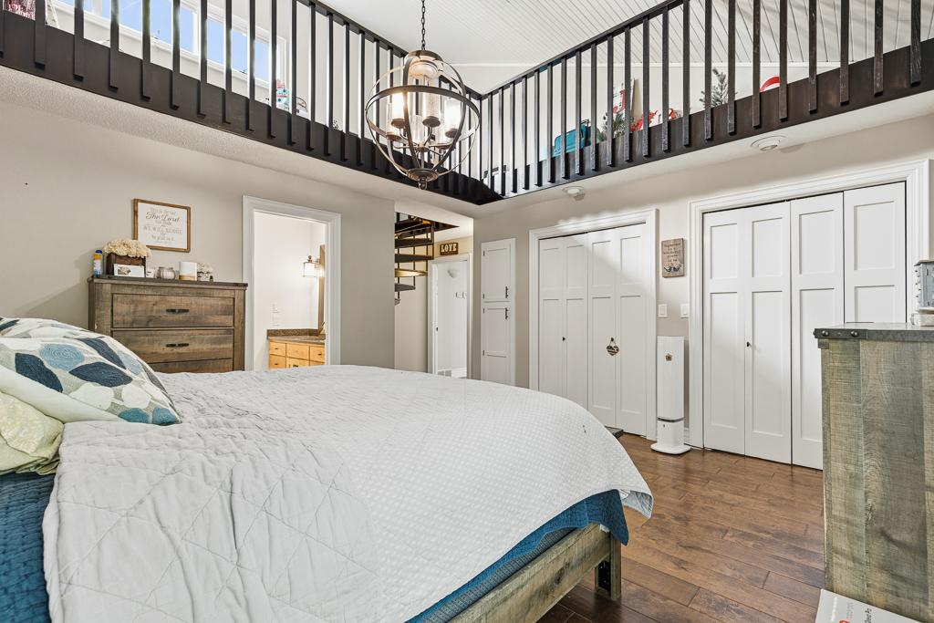 Dual closets and 3/4 bath offer privacy and convenience!