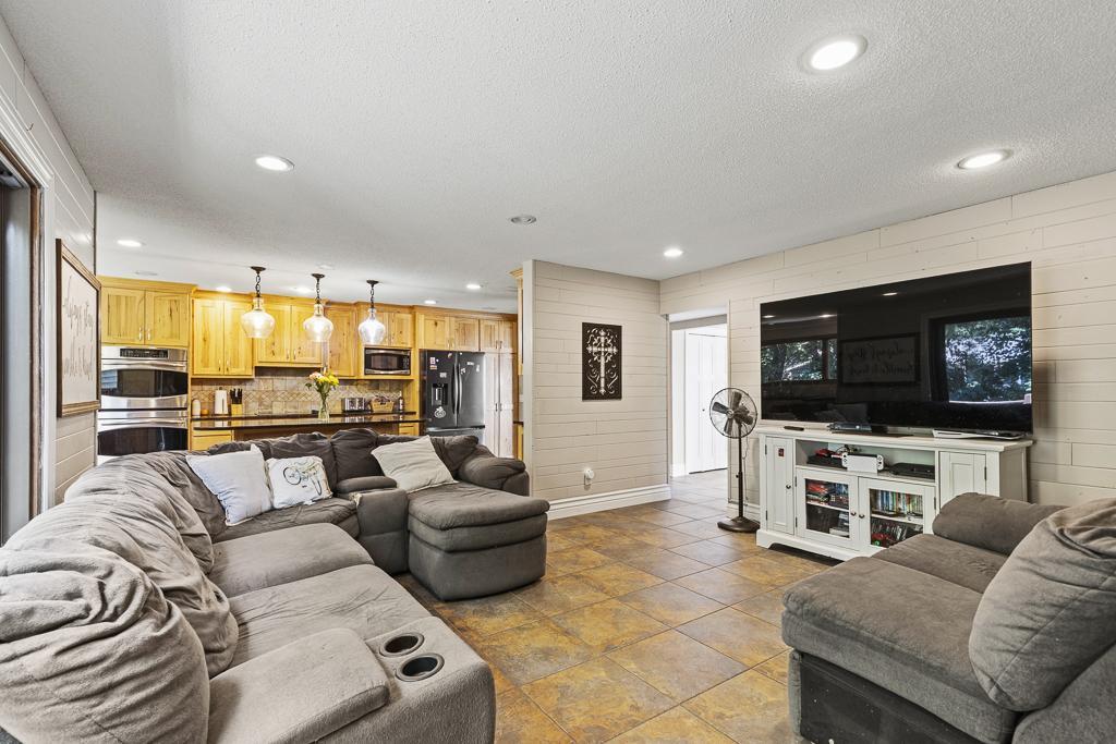Recessed lighting throughout the home