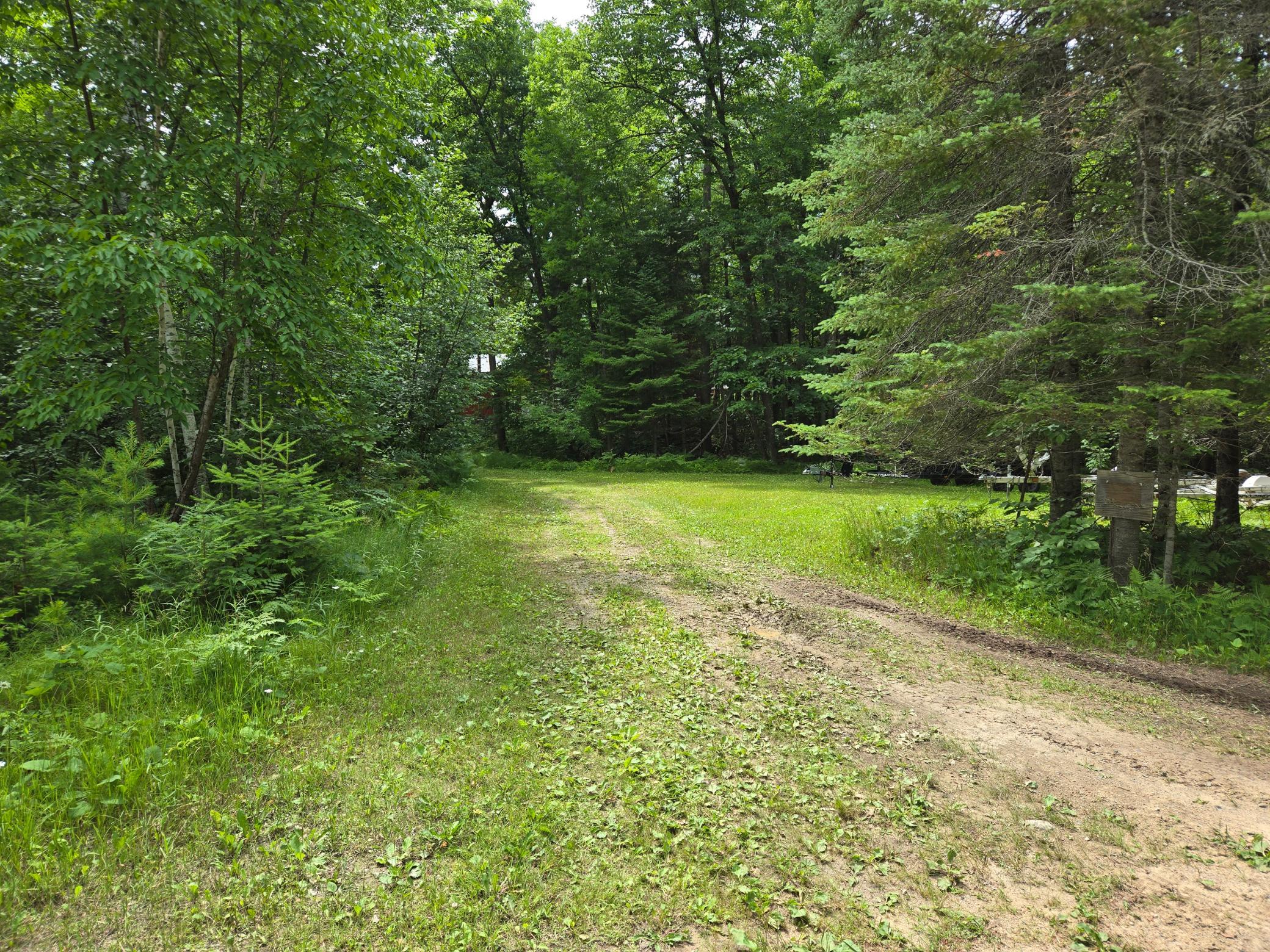 Trail leading to dock