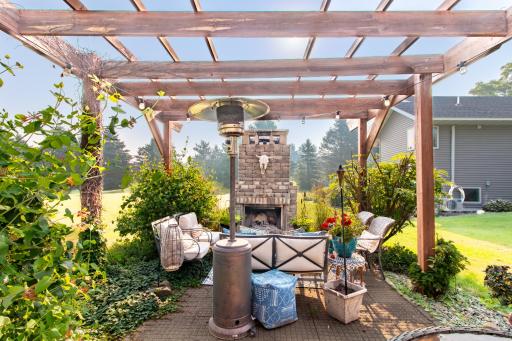 Beautiful Outdoor Patio with pergola