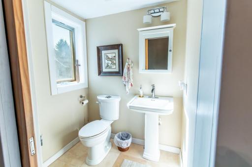 Main level 1/2 bath off the Mudroom