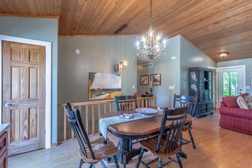 Dining room adjacent to kitchen