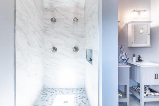 New Remodeled Owner's suite bathroom