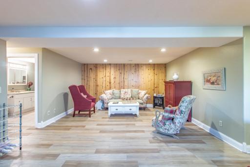 Lowel Level has a large Family Room