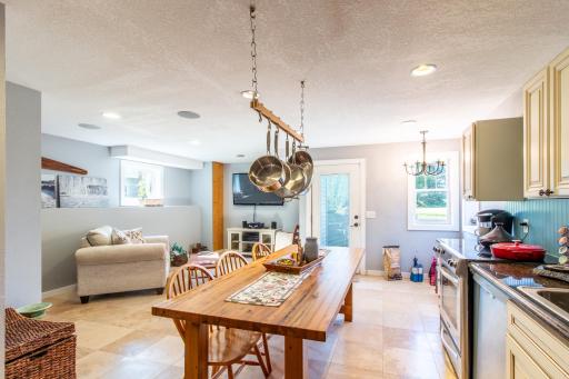 Lower Level has rear entrance and Full Kitchen