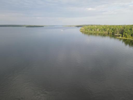Drone shot facing east
