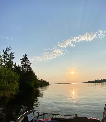 dock view facing west