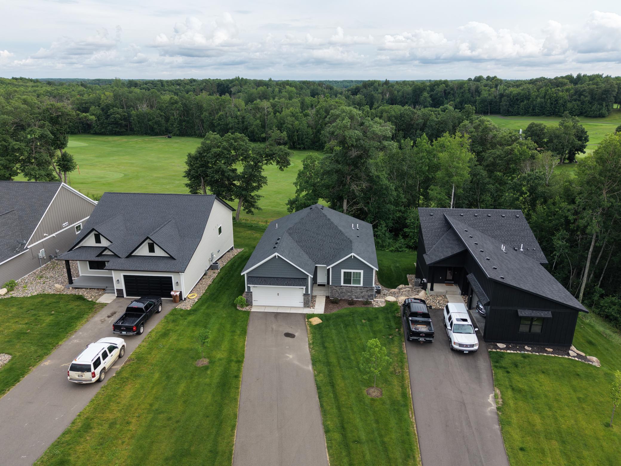 Aerial view of property