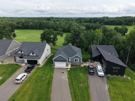 Aerial view of property