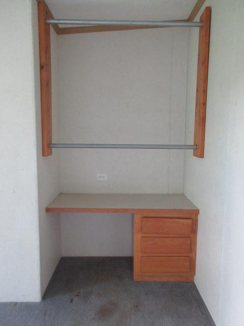 Built in office desk