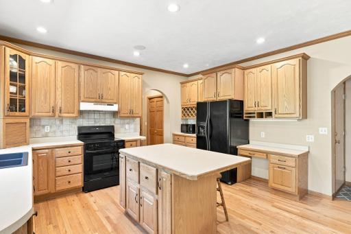 You will not run out of storage options in this kitchen!