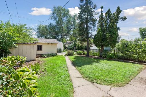 Private backyard perfect for entertaining.