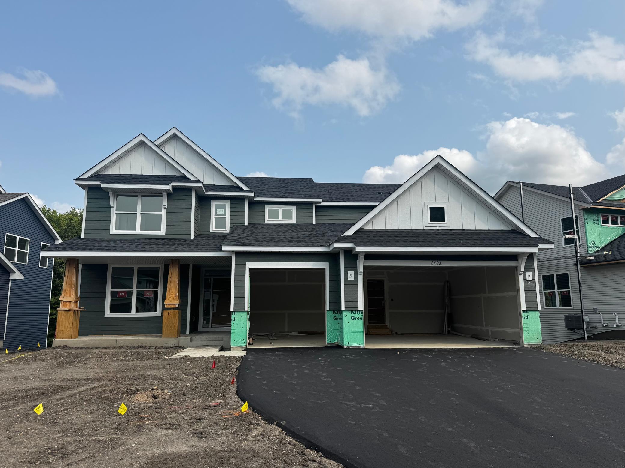 Welcome to 2493 Rock Elm Rd! (Photo is of the actual home in progress.)