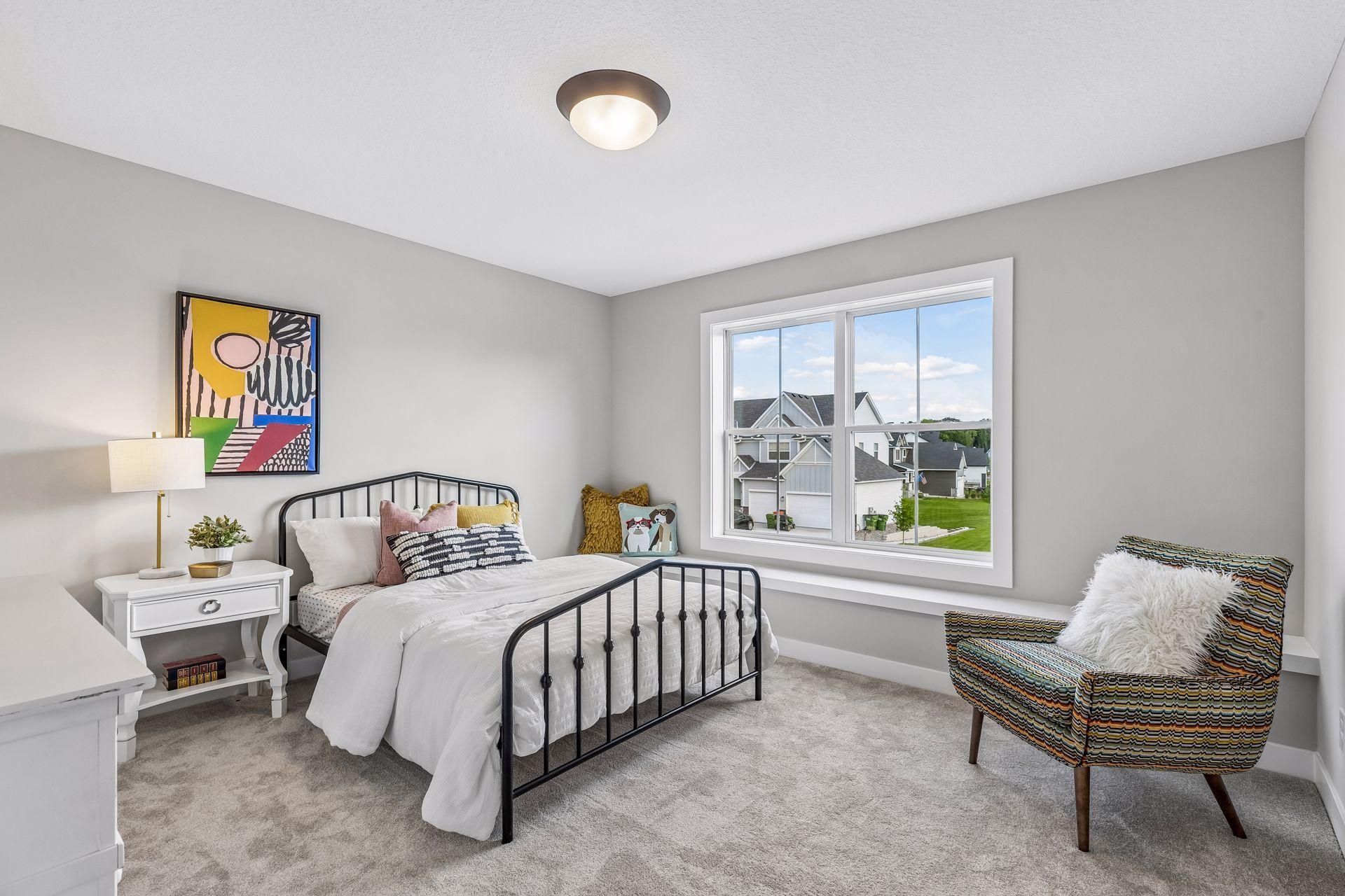 There are three additional bedrooms on the upper level as well as one on the lower level.