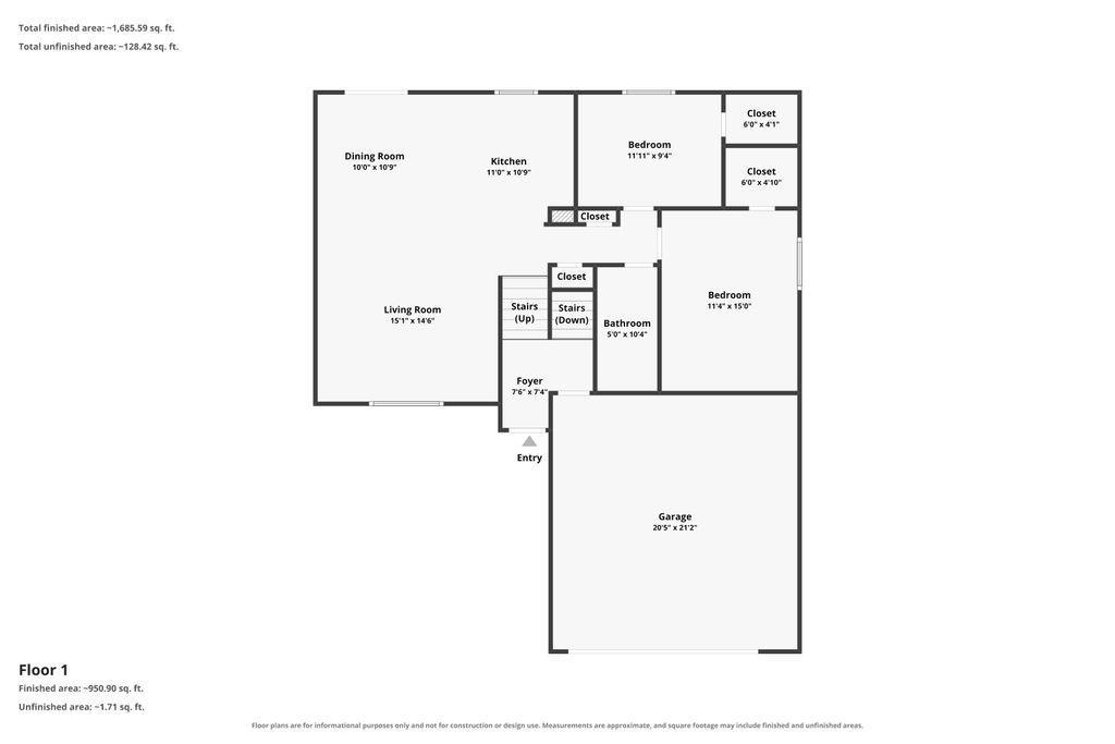 Upstairs Floorplan