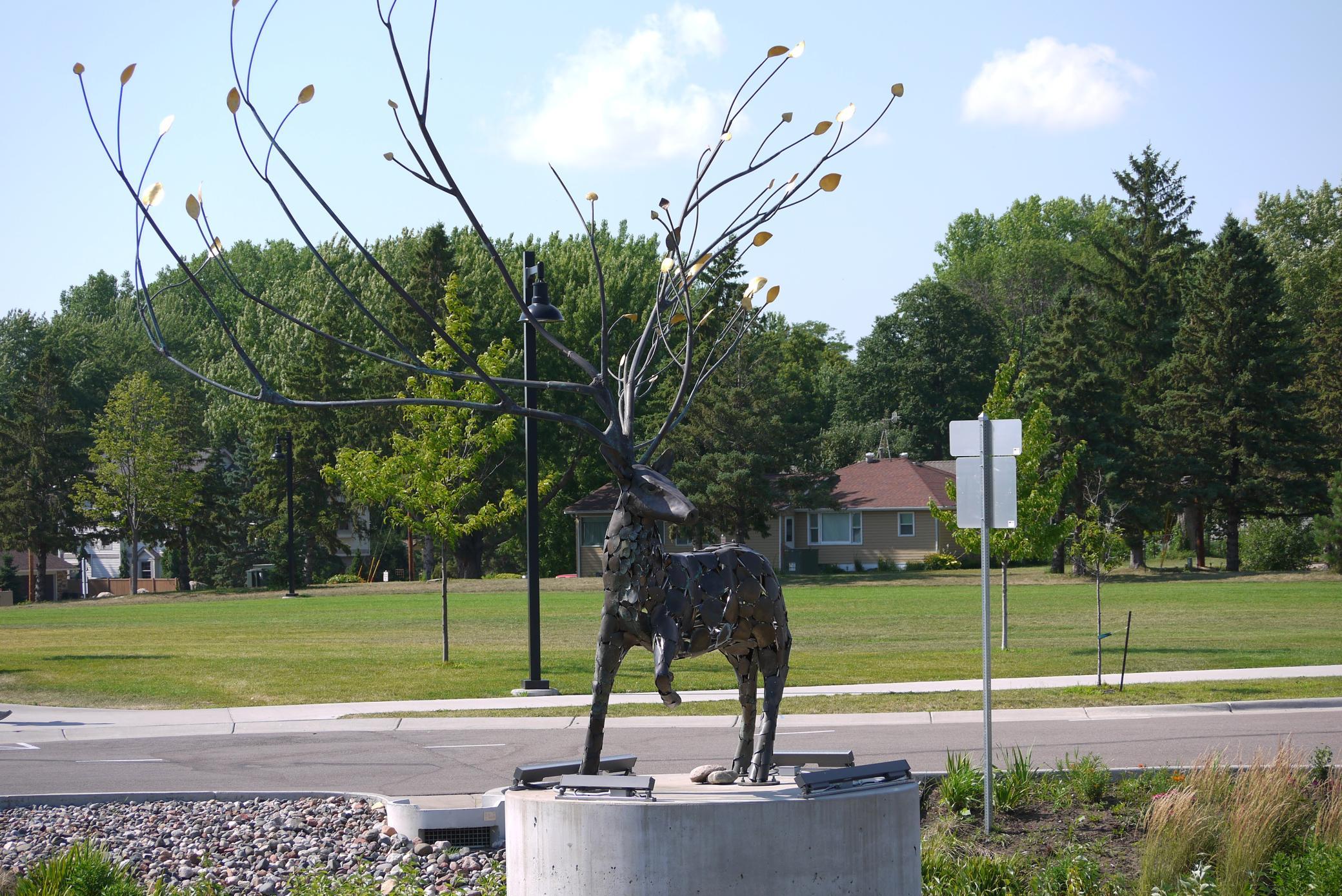 Antlers Park Statue