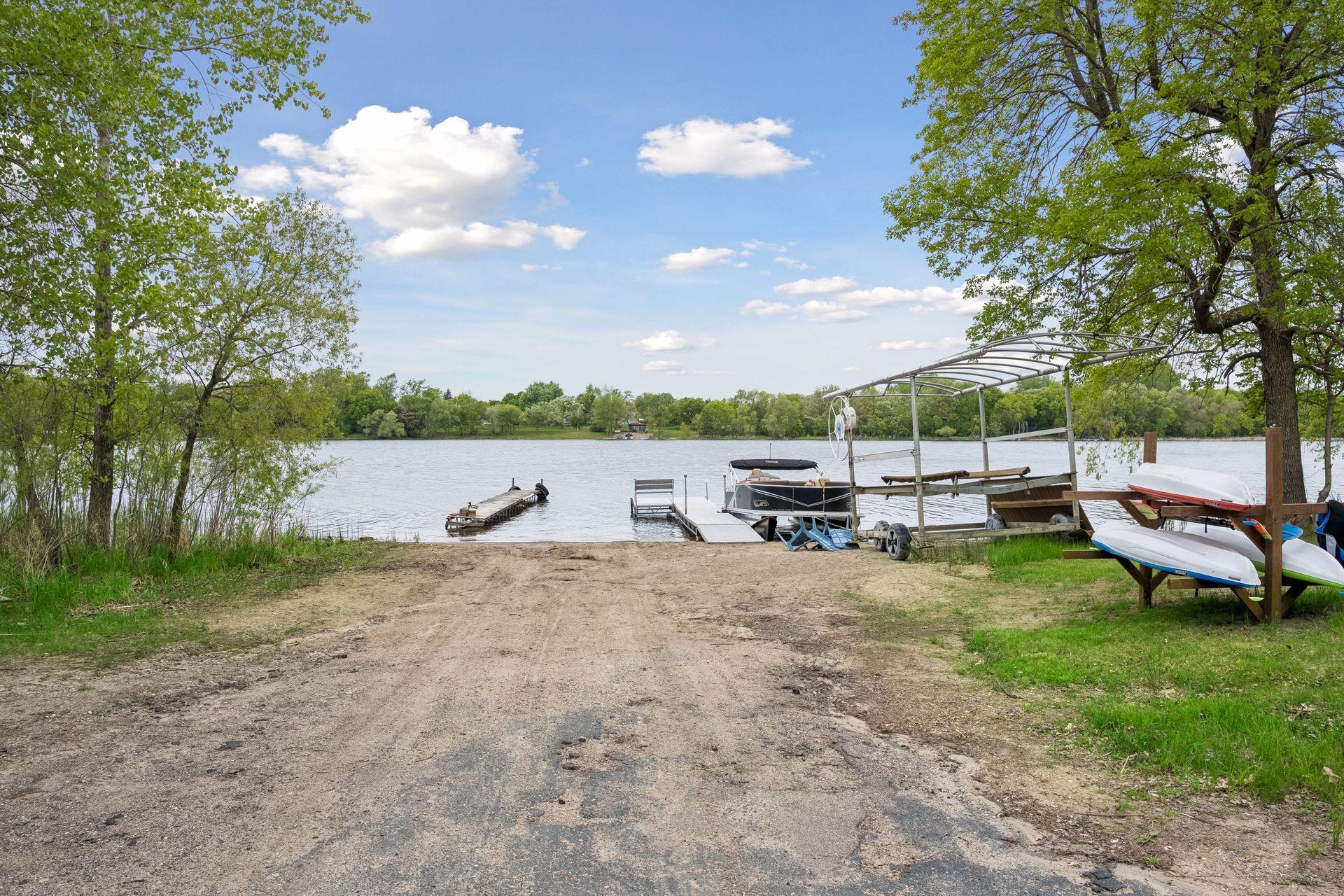 Private boat launch for neighborhood