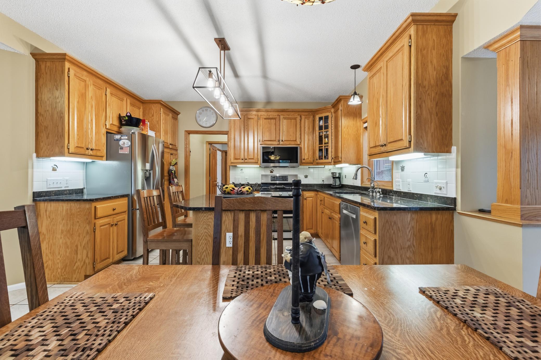 Beautiful solid wood in the cabinetry.