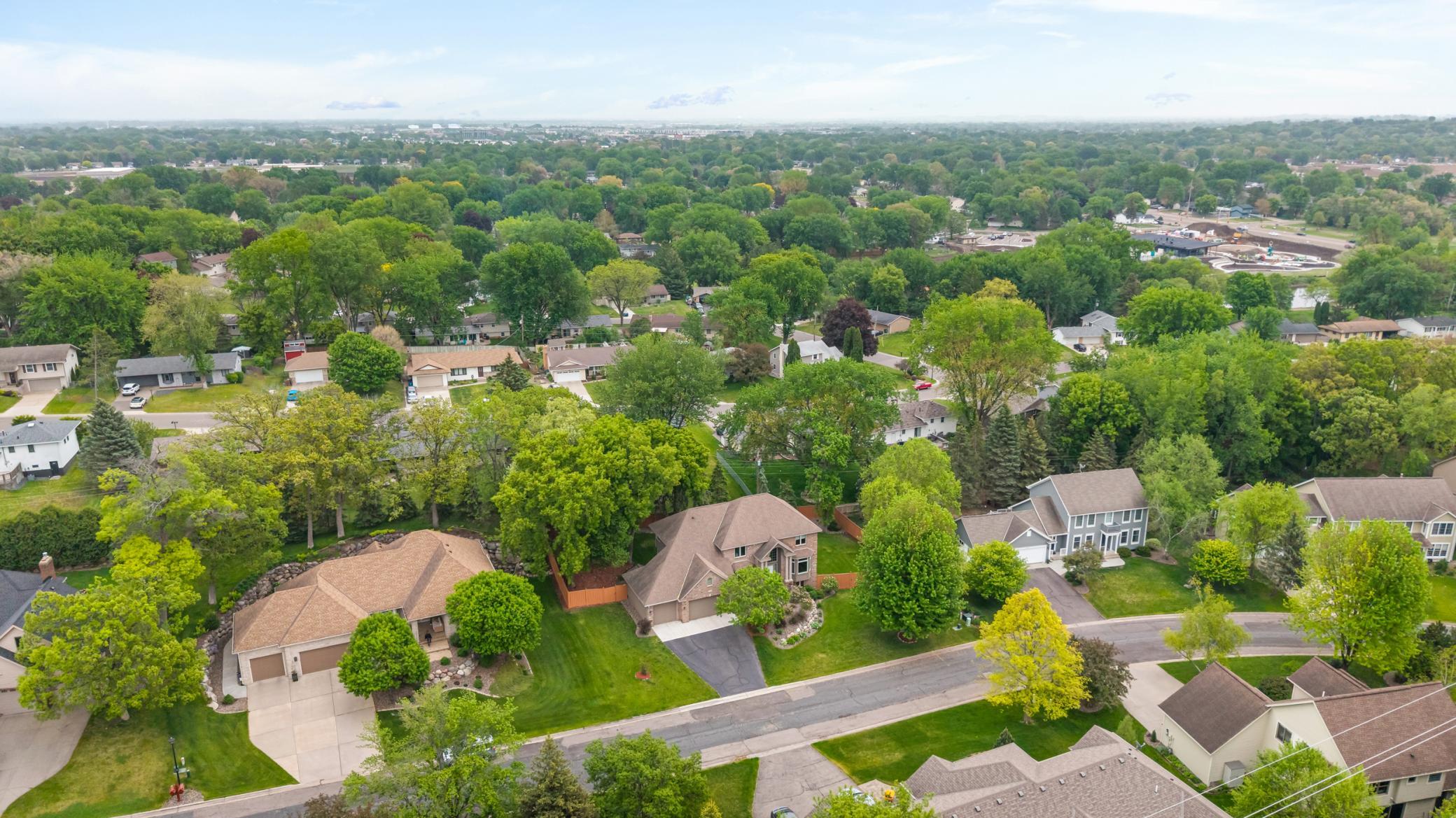 Lots of mature trees to provide added privacy.