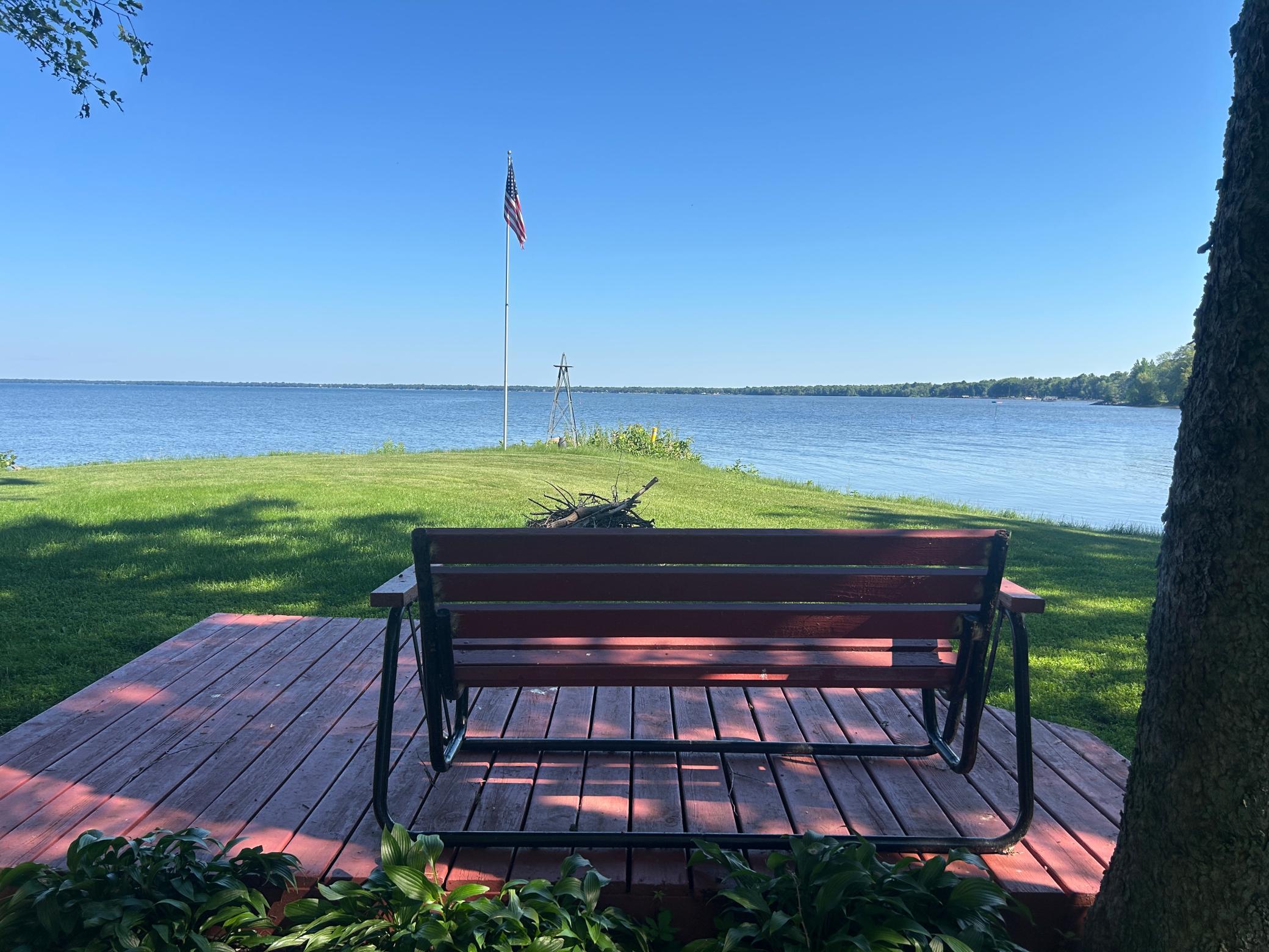 More yard and lake views...