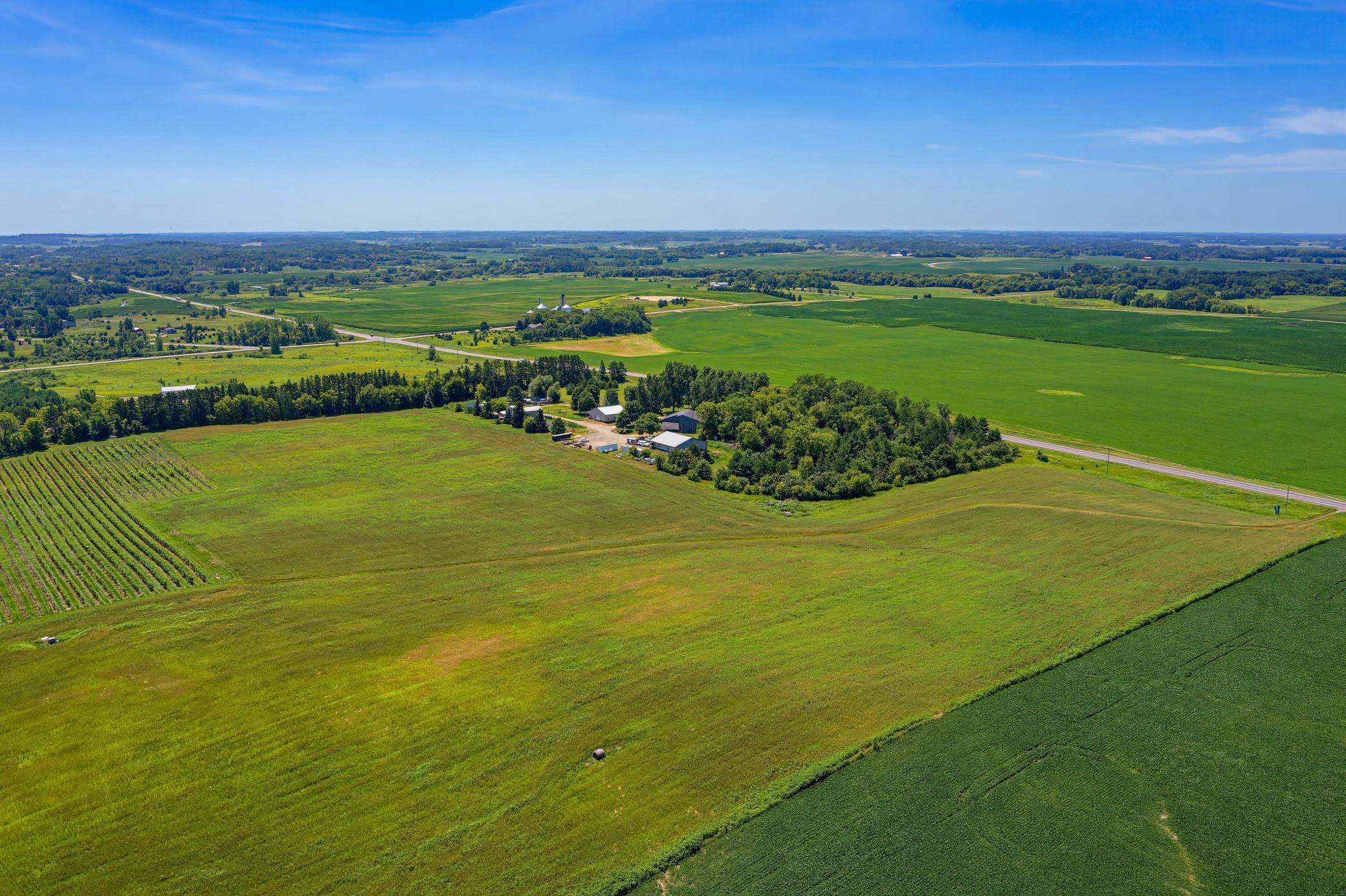 An aerial view of XXXXX MN HWY 15, Dassel.