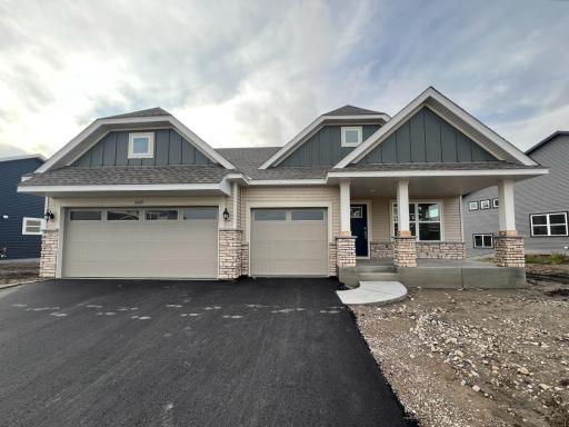 Welcome to 7449 Lotus Ln! (Photo is of the actual home in progress.)