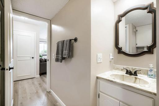 Lower level 3/4 bath