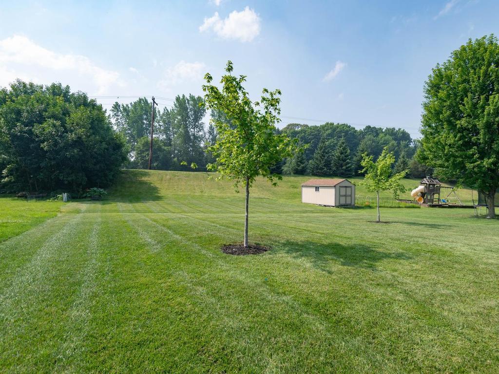 Take note of the huge, flat backyard!!