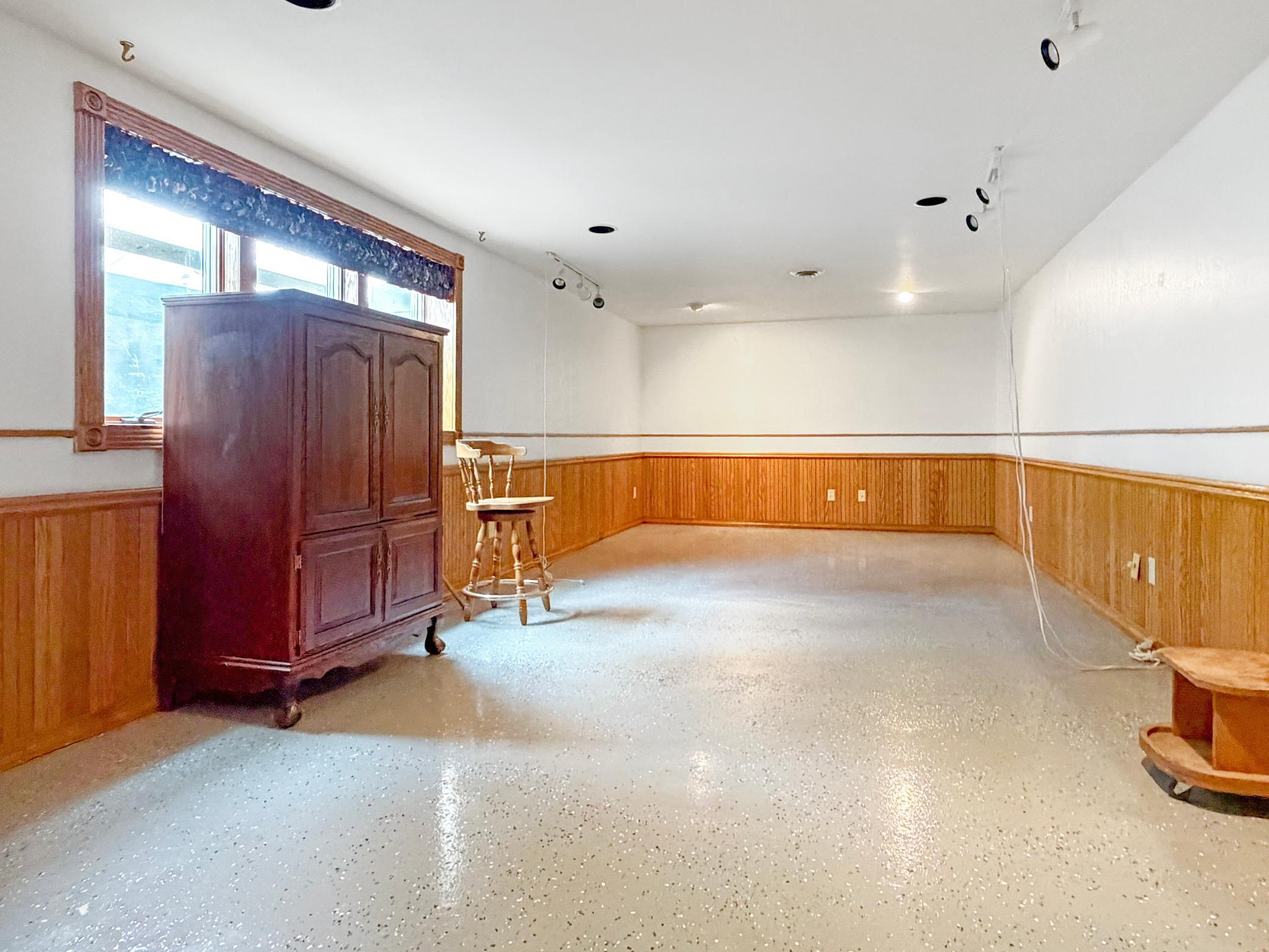 Lower level family room
