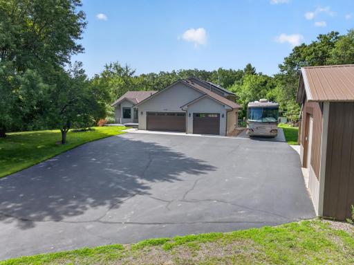 Driveway was recently resealed, oversized RV pad, 30x36 pole barn with lean to - and more! This home has been well maintained and has it all
