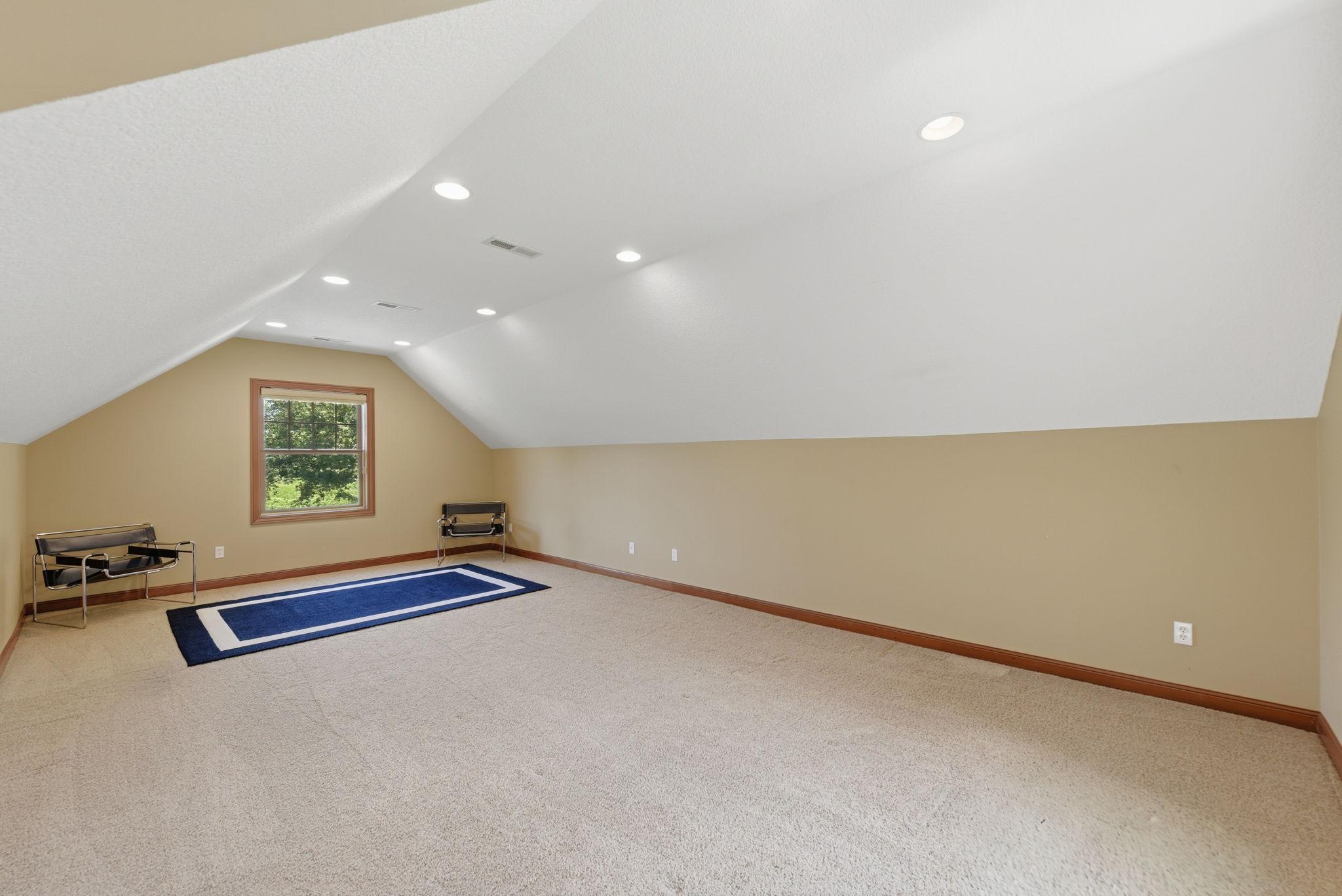 Bonus Room above garage