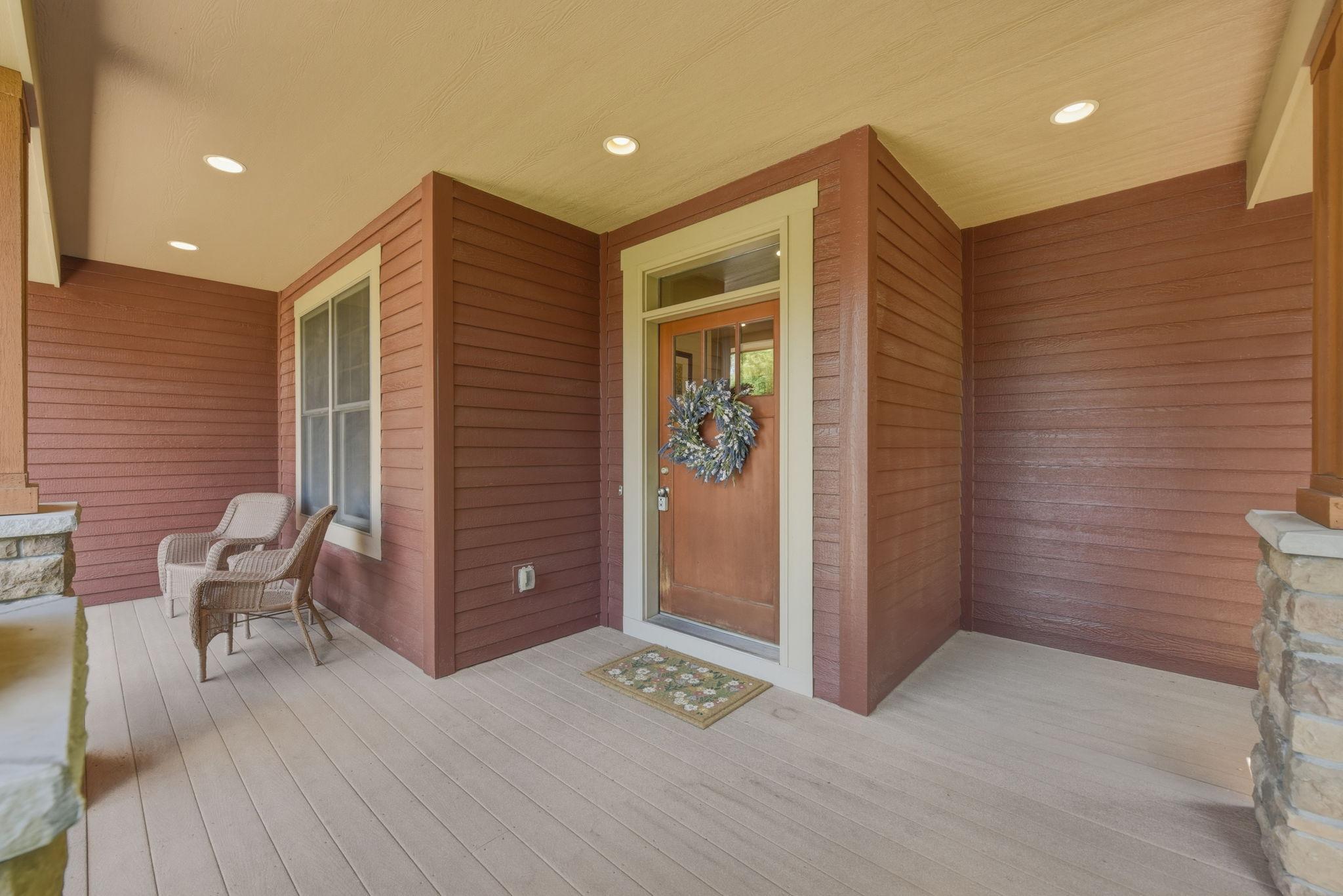Spacious Front Porch