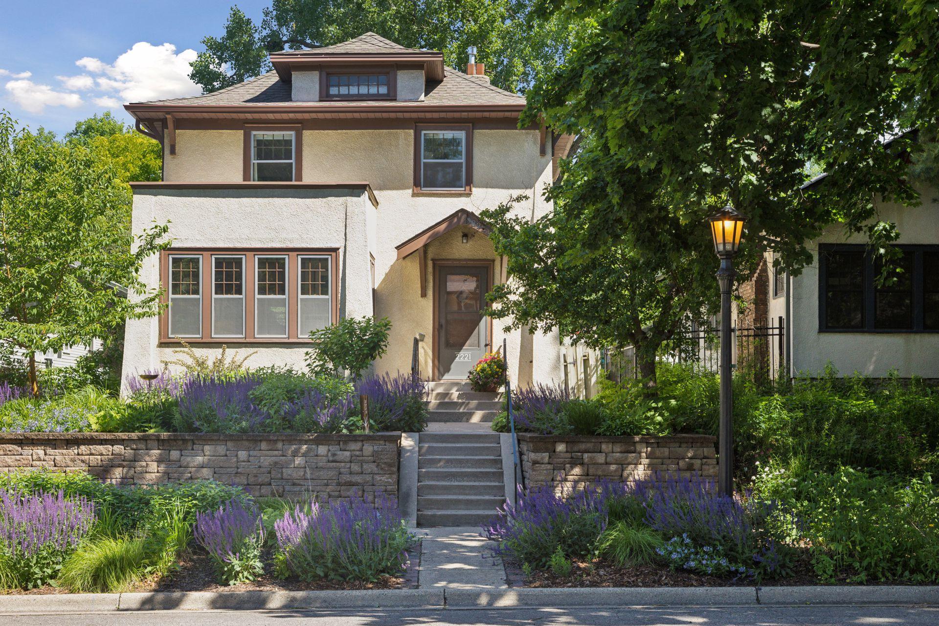 The entire property was carefully plotted by a professional landscape architect