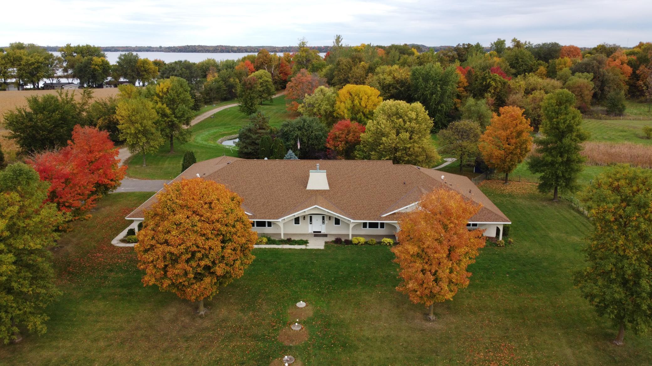 Drone footage available