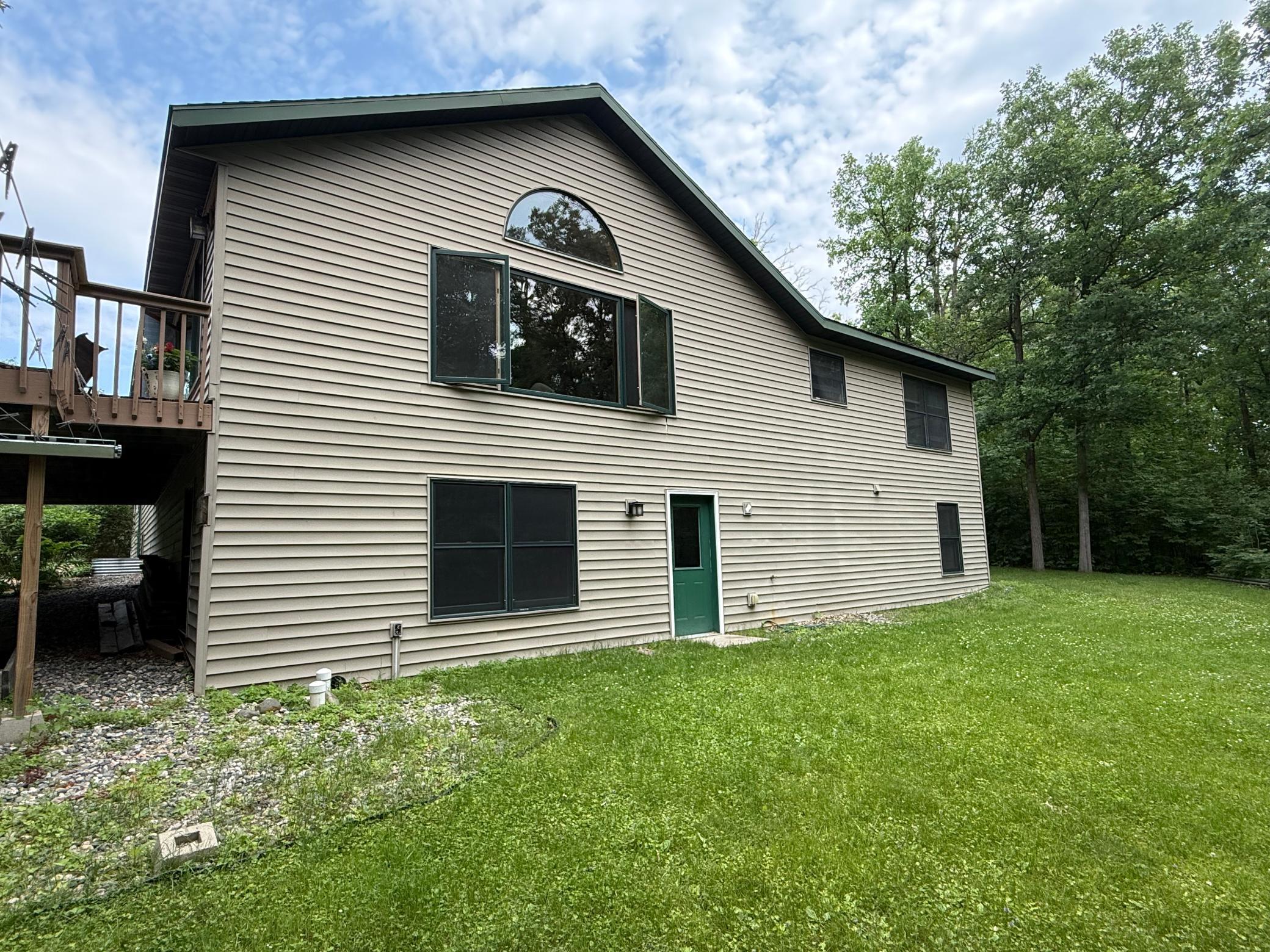 Backside of home